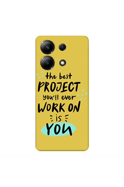 Other Xiaomi Redmi Note 13 4G The Best Project Yellow Colored Silicone TPU Θήκη
