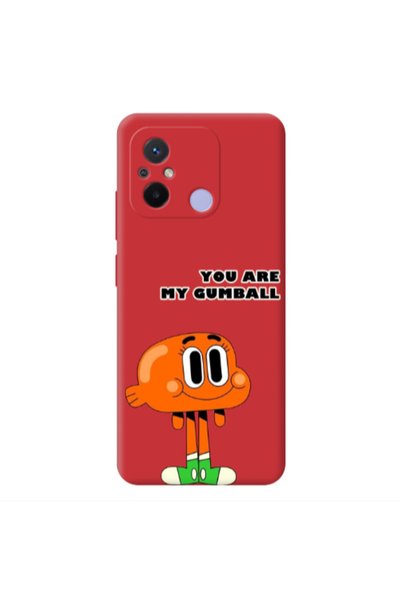 Other Xiaomi Redmi 12C You are my gumball Red Colored Silicone TPU Θήκη