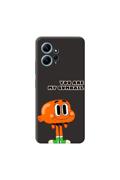 Other Xiaomi Redmi Note 12 4G You are my gumball Black Colored Silicone TPU Θήκη