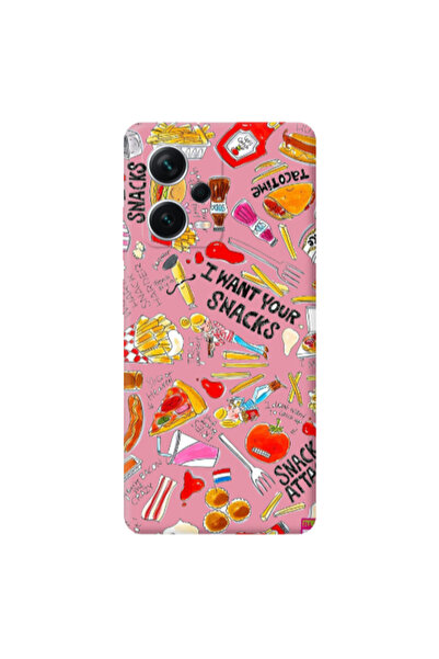 Other Xiaomi Poco X5 Snack attack Pink Colored Silicone TPU Θήκη