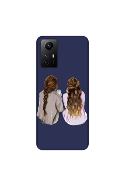 Other Xiaomi Redmi Note 12s Friends Dark blue Colored Silicone TPU Θήκη