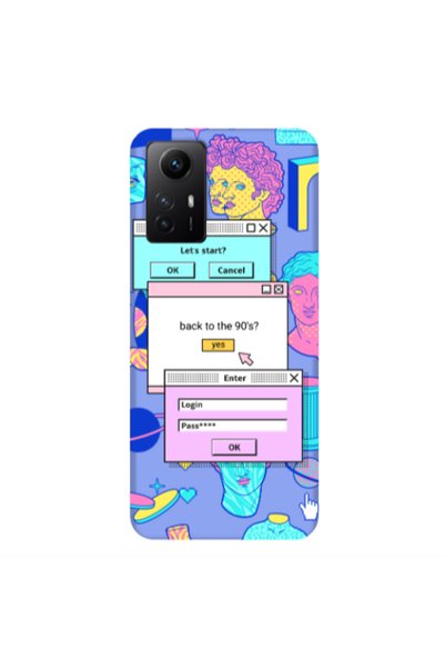 Other Xiaomi Redmi Note 12s Enter Login Light Purple Colored Silicone TPU Θήκη