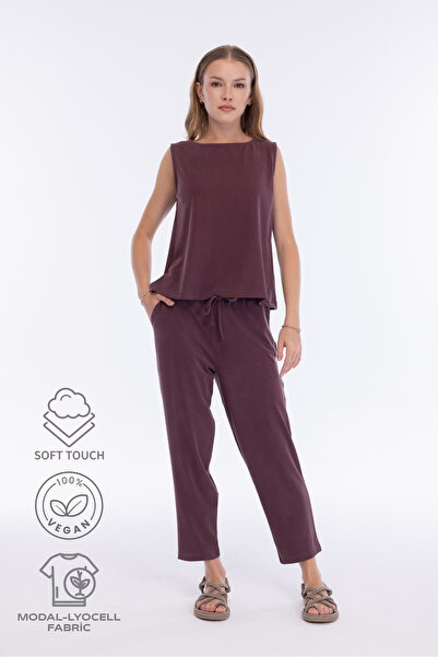 Bled Premium 2-Piece Modal Set – Carrot Pants & Blouse