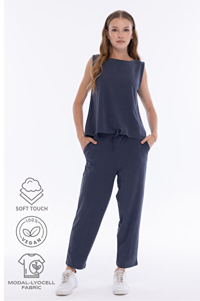 Bled Premium 2-Piece Modal Set – Carrot Pants & Blouse