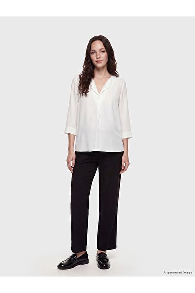 LC Waikiki Lcwaikiki Maternity Black Abdominal Panel Women's Maternity Pants