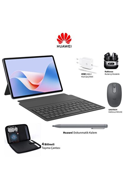 Huawei 11,5 inç Dokunmatik Tablet GRİ , 256 GB depolama 8 GB RAM , Klavye + M...