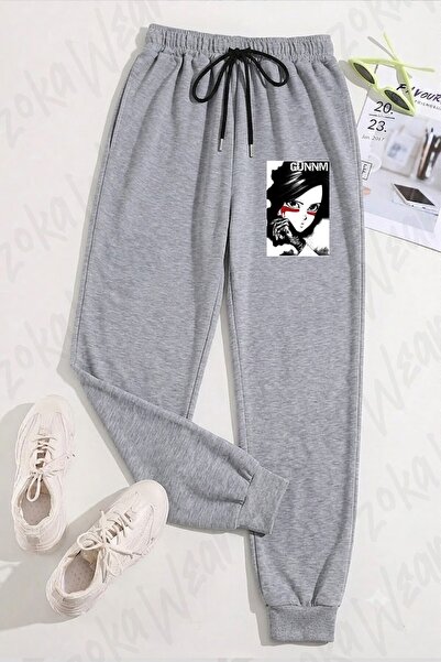 ZOKAWEAR Unisex Gunnm Gally Alita Battle Angel Printed Sweatpants