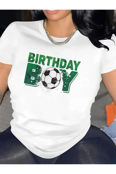 12 Teknoloji Women's Soccer Goalkeeper Print Tee Short Sleeve Round Neck T-Sh...