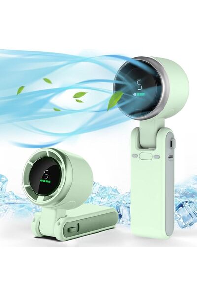 choice2 green-1pc 3-in-1 Fan, 5-speed, 3600mAh Rechargeable Lithium Battery, ...