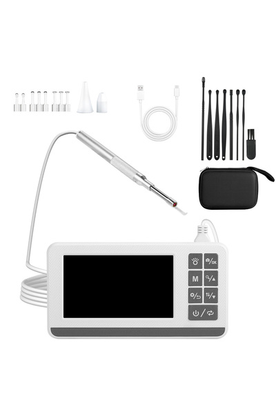 Choice Ivory Ear Endoscope Camera 4.3'' LCD Screen Ear Scope Otoscope with Li...