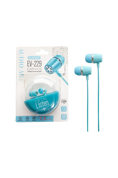Tradesor Ενσύρματα ακουστικά - EV-229 - 202296 - Blue