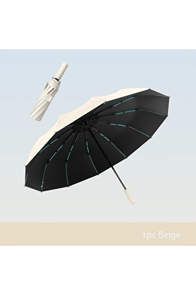 Choice1 60BONES Beige 60Bones Super Windproof Umbrella All Weather Umbrellas ...