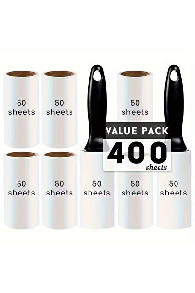 Choice 2 handle 400sheets 400/200/100 Sheets, Lint Roller, Pet Hair Remover R...