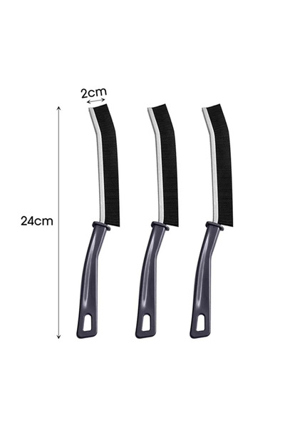Choice 3pcs Hard bristle brush for home cleaning; hard bristle brush for clea...