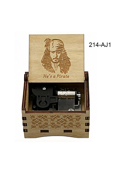 Choice 214-AJ1 صندوق موسيقى خشبي للديكور المنزلي بـ 18 نغمة، يعزف مقطوعة موسي...