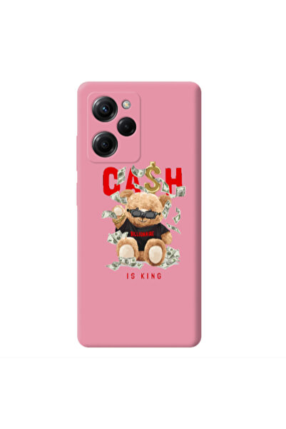 Other Xiaomi Poco X5 Pro Cash is king Pink Colored Silicone TPU Θήκη