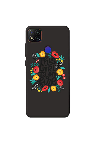 Other Xiaomi Redmi 9c This Girl Black Colored Silicone TPU Θήκη