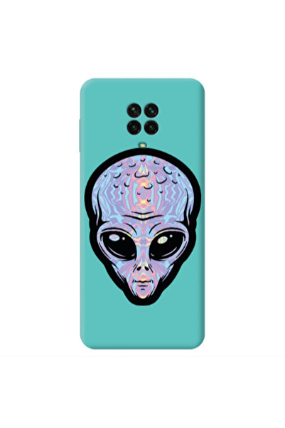 Other Xiaomi Redmi Note 9 Pro Alien Turquoise Colored Silicone TPU Θήκη
