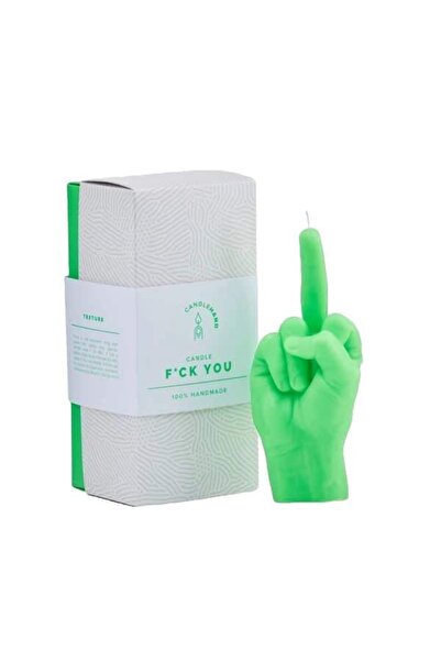 CANDLEHAND Lumânare decorativă F*ck You, CandleHand, verde neon