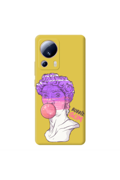 Other Xiaomi Mi 13 Lite Pin Bubble Yellow Colored Silicone TPU Θήκη