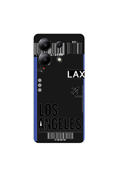 Other Xiaomi Redmi Note 13 4G Los angeles Black Colored Silicone TPU Θήκη