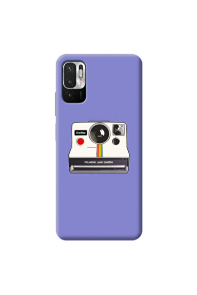 Other Xiaomi Redmi Note 10 Pro 5G Polaroid land camera Purple Colored Silicon...