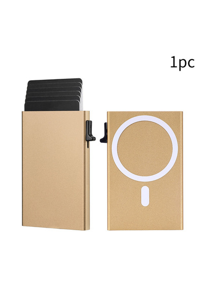 Choice3 Gold 2026 RFID Protection Magnetic Suction Card Holder Men Women Fash...