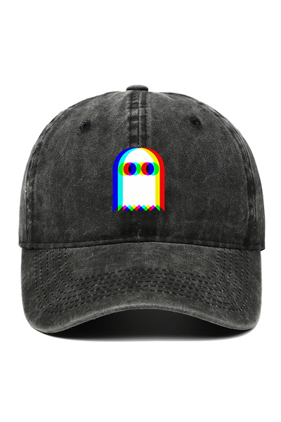 Choice9 Adjustable black Colorful ghost print baseball cap suitable for daily...