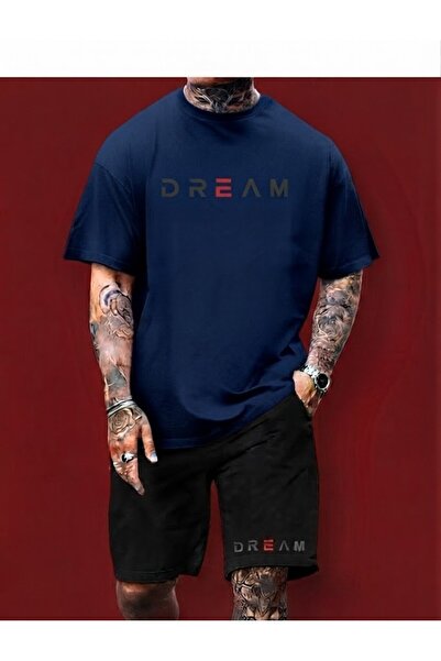 SILATU Unisex Dream Printed Shorts T-Shirt Set
