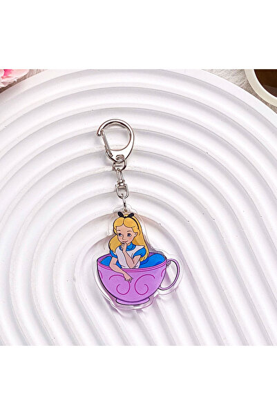 Choice5 5 cm 24 1/27Pcs Disney Alice in Wonderland Cheshire cat Acrylic Keych...