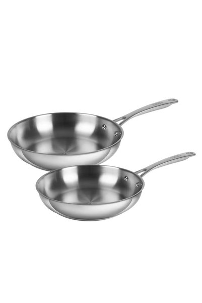 Kuhn Rikon Set de 2 tigăi, Ø 24/28 cm, oțel inoxidabil, Kuhn Rikon, Allround