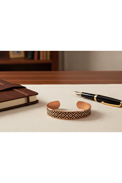 Erol Bakır New Series 2065 Bijouterie Bracelet 100% Handmade Copper