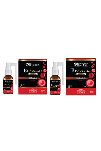 Fitomer Metilkobalamin Vitamin B12 & P5P Vitamin B6 İçeren Sprey 2’li Fırsat ...