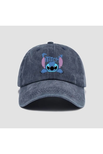 Choice11 Navy Stitch Casual Hat Kawaii Cartoon Anime Figure Baseball Caps Bre...
