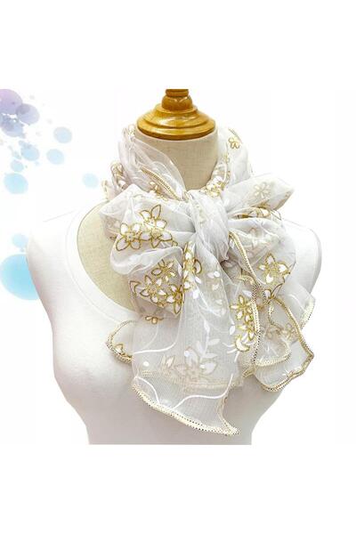Choice9 45x170cm JP286-06 Lace Scarf Women Lightweight Hijab Elegant 2024 Pri...