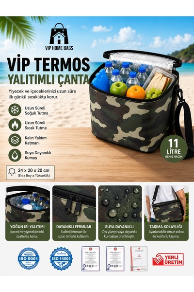 Vip Home Concept Термо чанта, Термос чанта, Охладителна чанта за пикник, 11 л...