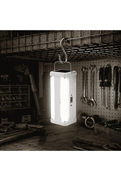 RUAY Sx-5800T Solar Camping Lantern 6 Led Bulbs Built-In Battery Rechargeable...