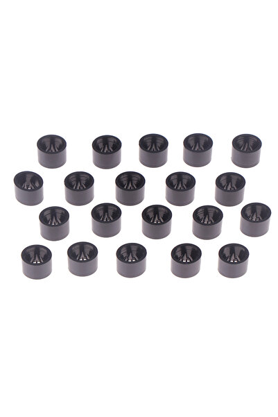 Choice1 Black 20Pcs Cord Lock Barb Buckles Auto-lock Disposable Button For Ri...
