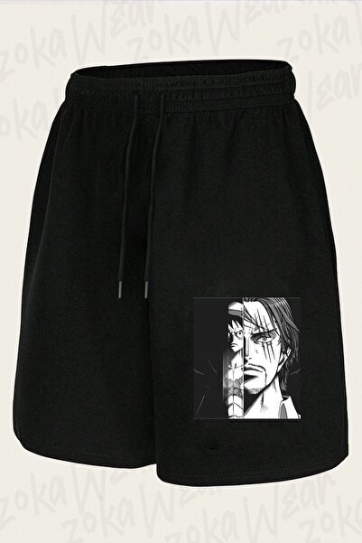 ZOKAWEAR Unisex One Piece Luffy and Shanks Design Printed Shorts
