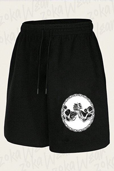 ZOKAWEAR Unisex Arm Wrestling Design Printed Shorts