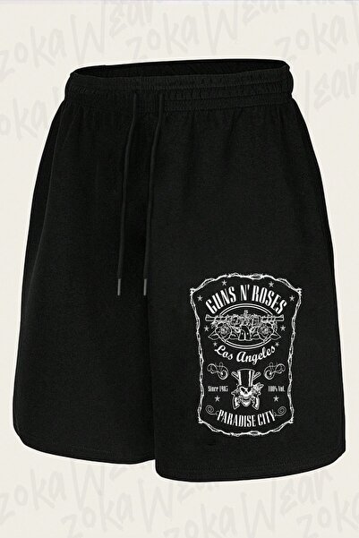 ZOKAWEAR Unisex Guns N Roses V27 Design Printed Shorts