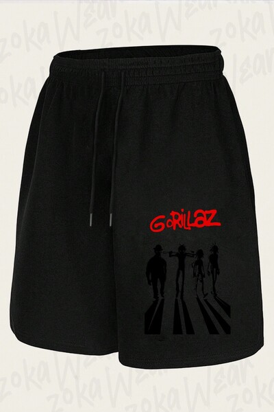 ZOKAWEAR Unisex Clockwork Orange Gorillaz Design Printed Shorts