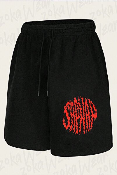 ZOKAWEAR Unisex Sapnap Flame Name Design Printed Shorts