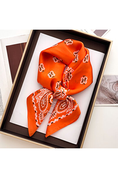 choice2 04 New 70cm Square Paisley Print Square Silk Scarf Casual Elegant Thi...