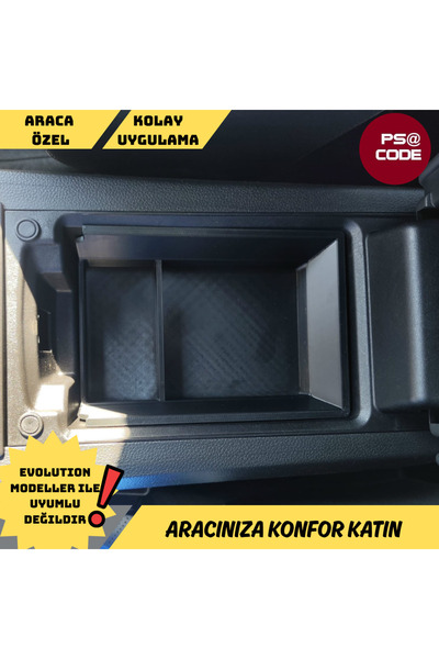 psa code Renault Boreal Orta konsol düzenleyıcı-Kolçak altı organizer
