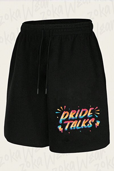 ZOKAWEAR Σορτς με στάμπα Unisex Pride Talks Design