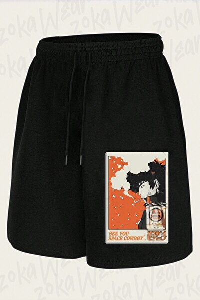 ZOKAWEAR Unisex Cowboy Bebop Spike Spiegel See You Design Printed Shorts