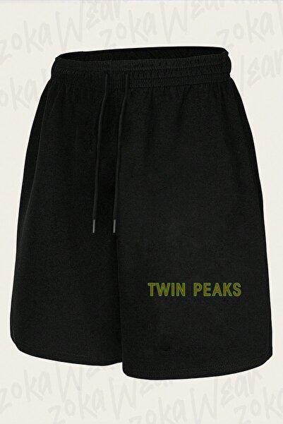 ZOKAWEAR Unisex σορτς με στάμπα Twin Peaks Design