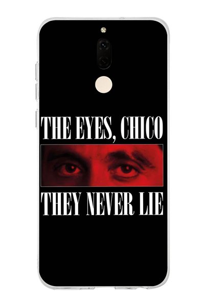 FLAMENKO حافظة هاتف شفافة متوافقة مع هاتف هواوي ميت 10 لايت من طراز The Eyes ...