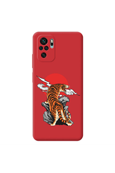 Other Xiaomi Redmi Note 10S Angry Gorilla Red Colored Silicone TPU Θήκη